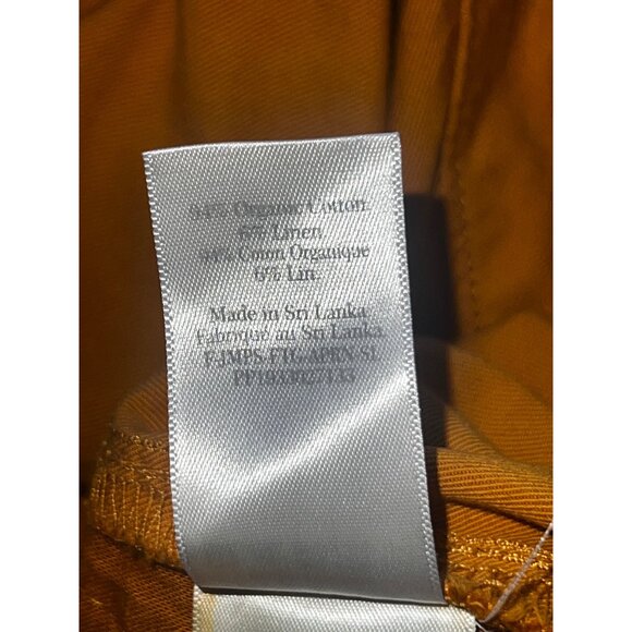 Everlane Womens Jumpsuit Organic Cotton Rust Size 6 Relaxed Fit Casual Wear - Picture 12 of 14